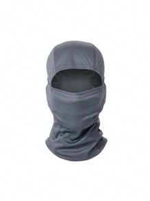 1 chiếc mũ trùm đầu Balaclava màu trơn hình hổ bay, che kín mặt, chống gió, chống nắng, thích hợp cho hoạt động ngoài trời, thể thao, trượt tuyết, mùa hè, bãi biển, kỳ nghỉ, dành cho nam giới. - Nhiều màu - Xem 8