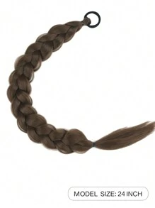 Synthetic Wigs Long Twist Braid Ponytail Extensions With Rubber Band 24 Inch Boxing Braided Hair Extensions For Women Daily Use - Multicolor - View 13