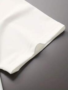 Rabbit Print T-Shirt,Men's T-Shirts,Summer Casual Short Sleeve T-Shirt Promotion - 白色 - 查看 3