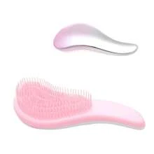 PromoClick Detangling Hair Comb With A Shiny Finish - Pink - View 2