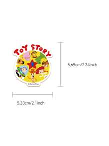 Disney 50Pcs Officially Licensed Pixar Animation Stickers Cartoon Stickers Waterproof PVC Decoration Gifts Laptop Water Bottles Computer Phone Guitar Skateboard DIY Decal Back To School