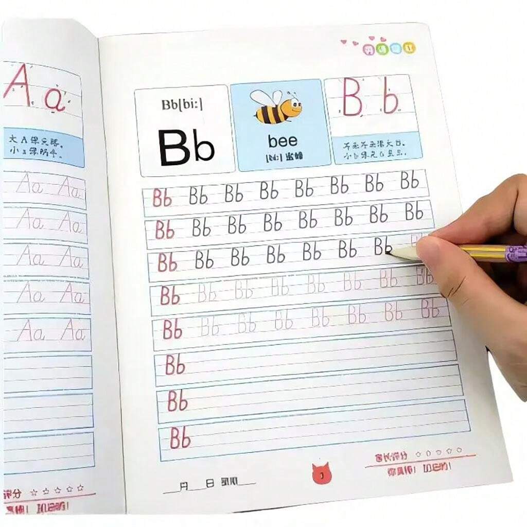 Combinación de cuaderno inglés Redbook de 32 páginas + portaápices