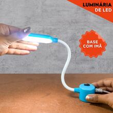 Luminária para maquina de costura 20 Leds- com imã - NYBC - Azul e Branco - Visão 3