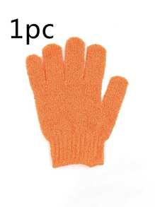 4/2/1pc Random Color Revitalizing Exfoliating Bath Gloves - Double Texture Gloves For Deep Cleansing & Polishing - Ideal For Spas, Massages & Body Scrubs - Soft & Durable Bathing Accessories