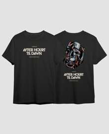 Vintage Basic T-Shirt  Album Popular One Of The Girls - 黑色 - 查看 3