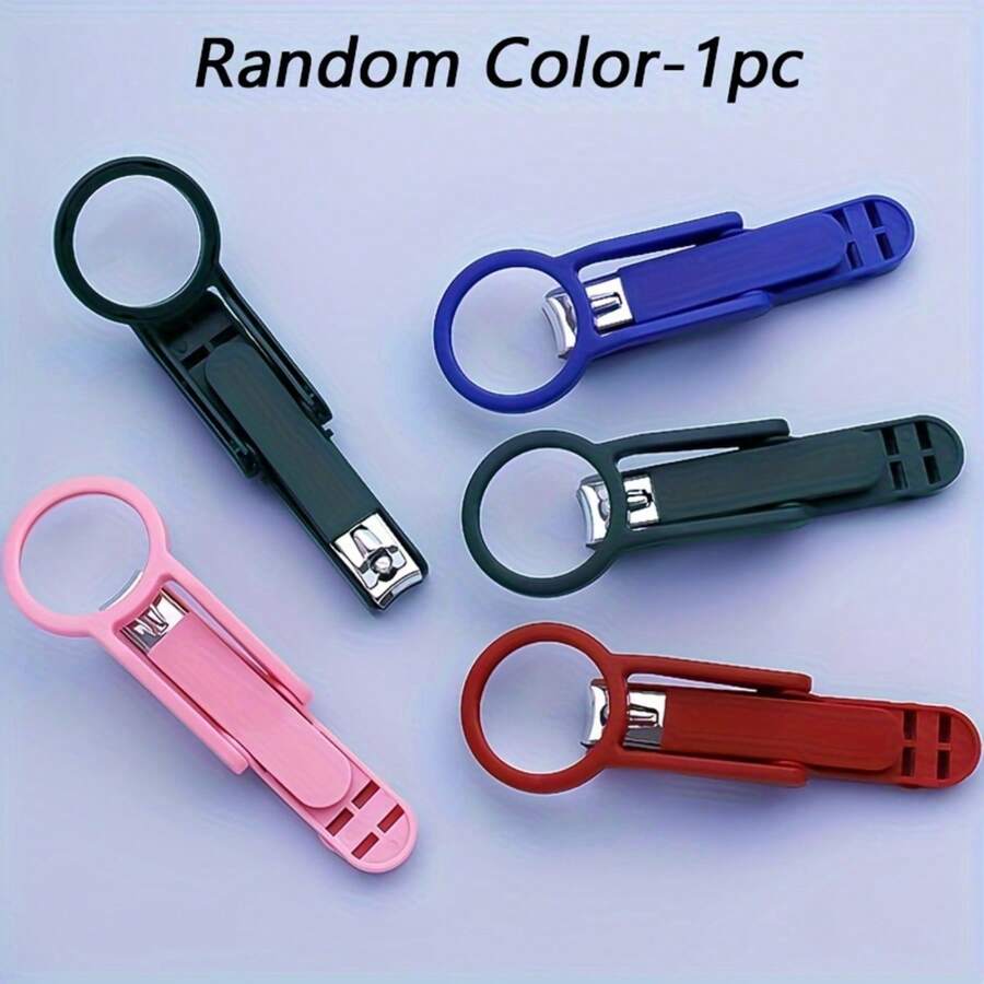 1pc Heavy Duty Magnifying Nail Clippers Precise Cutting, High