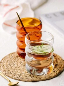 Cốc thủy tinh gợn sóng, Cốc cà phê, Cốc sữa, Đồ uống, Cốc nước ép, Tiệc, Tiệc tụ họp, Cốc rượu, Sự kiện ngày lễ, Cốc hình tròn hình con sâu xoắn ốc dễ thương tại nhà, Thay thế cho nước ép, Sữa, Cà phê. Quà tặng sinh nhật và ngày lễ cho gia đình, Quà tặng cho anh ấy, Cốc vui nhộn, Tụ họp gia đình, Tiệc sinh nhật. Cổ điển đơn giản, Trang trí phòng, Trang trí nhà cửa - Xem 1