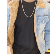 Men's Sherpa-Lined Denim Jacket - Comfort And Style In Just The Right Measure - 藍色 - 查看 2