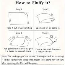 1 Stück 42CM*70CM Kissen, das Nacken und Wirbelsäule unterstützt für erholsamen Schlaf, Schlafmassage-Kissenkern, feuchtigkeitsabsorbierend atmungsaktiv, geeignet für Wohnzimmer, Schlafzimmer, Heimdekoration