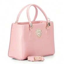 Anjik Medium Metal Heart Crossbody And Shoulder Bag By Gaby Show - 玫瑰金 - 查看 2