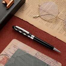 1pc Metal Rotating Ball Pen, Creative Gift & Promotional Pen - Multicolor - View 18