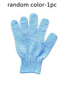 4/2/1pc Random Color Revitalizing Exfoliating Bath Gloves - Double Texture Gloves For Deep Cleansing & Polishing - Ideal For Spas, Massages & Body Scrubs - Soft & Durable Bathing Accessories