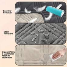 1pc Solid Color Waterproof Slipcover, Anti-Slip Pet Sofa Protector, Furniture Cover For Bedroom, Office, Living Room, Home Decor (Sold Individually, Armrests And Backrests Need To Be Purchased Separately)