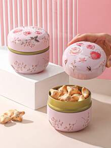 1 件/套 家用、餐厅、客厅、厨房 铁质储物罐，用于储存谷物、干果、糖果、饼干、面包，适用于户外、婚礼、派对、礼物、生日返校 - 彩色 - 查看 2