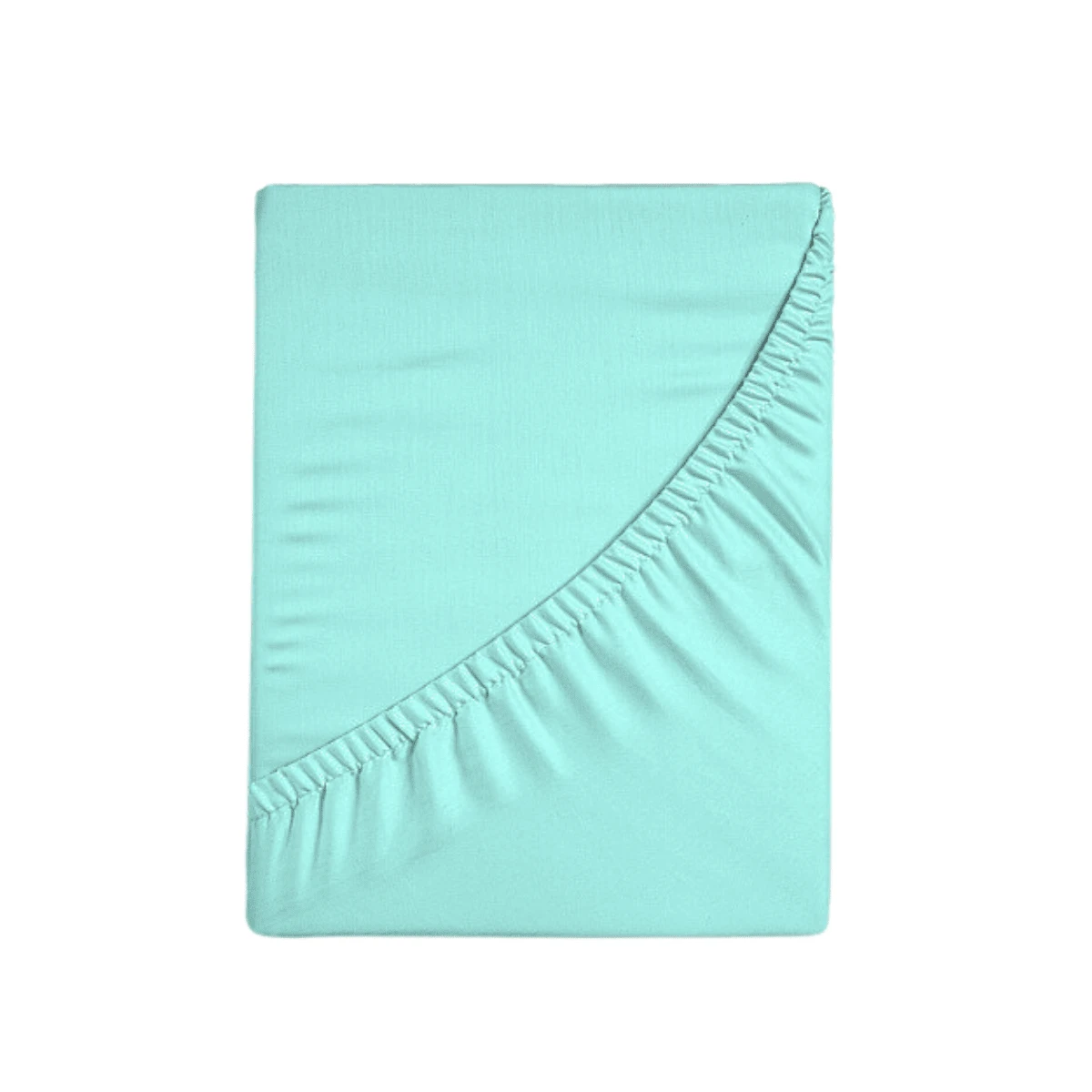 Fitted Sheet With Elastic For Crib Bed Playpen Percale 200 Threads 100% Cotton - 綠色 - 查看 1