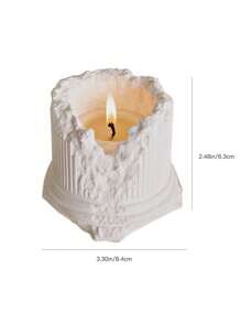 1 pieza Vela con forma de yeso para aromaterapia, vela con fragancia europea y americana, decoración para fotografía, aniversario, cumpleaños, fecha, de alta calidad, decoración para el hogar, decoración de habitación, decoración de boda, decoración de mesa, regalo navideño perfumado para amigos y familia, regalos