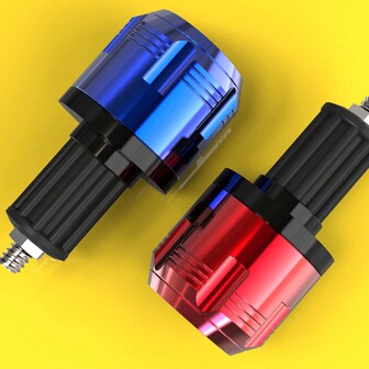 2pcs CNC Aluminum Alloy Handlebar Accessories, Multi-Color, Anti-Collision Anti-Fall Decorative Handlebar Plugs, Suitable For Motorcycles, Off-Road Vehicles, Electric Bikes, Bicycles, Scooters, Universal