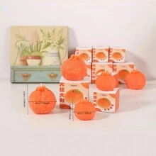 Velas de cera de soja con aroma a naranja al por mayor, set de velas sin llama creativas como regalos, estilo Ins Aromaterapia - Naranja - Ver 6