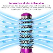 UKLISS 5 in 1-Elektro-Haartrockner,1000W Warmluftbürste Hot Ionen-Haarpflegee,Fönbürste Rundbürste Heißluftbürste Haarstyler,Halloween Weihnachtsgeschenke