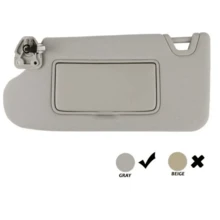 Viseras Parasol Par De Conductor Para Altima 2013-2019 Con Luz Gris - Gris - Ver 7