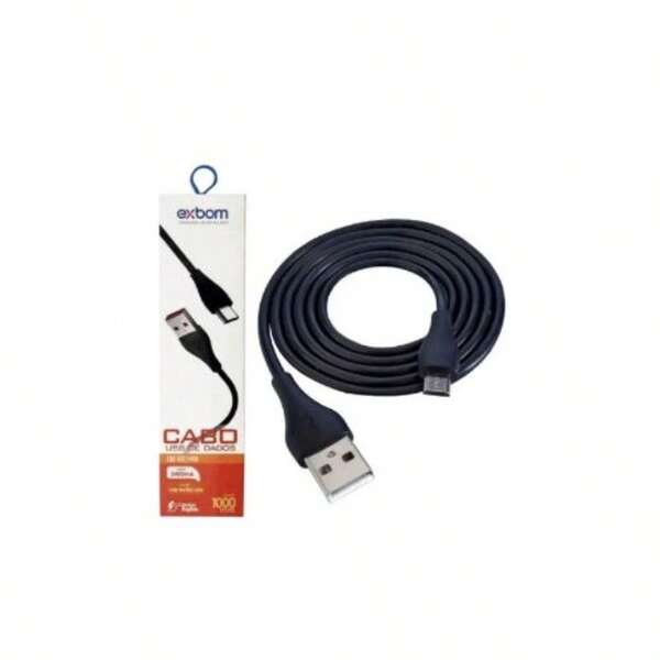 Cabo V8 Micro Usb2.4a Turbo 1 Metro Exbom Preto