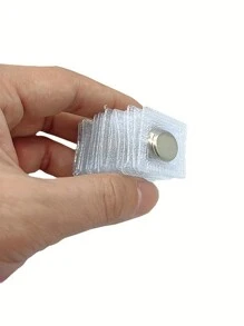 1/3/5/8/10pairs Metal Invisible Magnetic Snap Buttons, Easy To Use Sewing Accessories, PVC Hidden Purse Closure Fastener Snaps For Handbag Clothing Clasp DIY Craft Sewing Tools For Clothes, Bags, And Crafts Strong Hold, Compact Size, And Corrosion Resistant - Multicolor - View 5