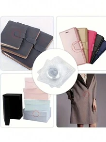 1/3/5/8/10pairs Metal Invisible Magnetic Snap Buttons, Easy To Use Sewing Accessories, PVC Hidden Purse Closure Fastener Snaps For Handbag Clothing Clasp DIY Craft Sewing Tools For Clothes, Bags, And Crafts Strong Hold, Compact Size, And Corrosion Resistant - Multicolor - View 3