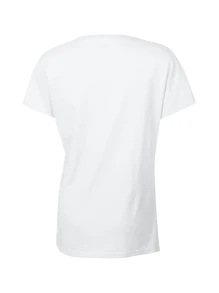 Camiseta de mujer de moda de algodón puro de 180g con diseño de cuervo negro sobre piedra y tipo de letra, apta para uso diario en verano y las cuatro estaciones, escuela, vacaciones, casual, festival, moda