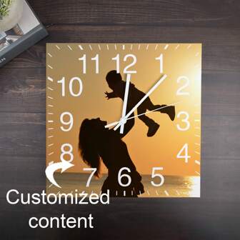 Customized Square Clock, Square PVC Clock, Customized Square Wall Clock, Personalized Square Clock, Customized Creative Square Clock, Square Wall Clock Customization, Customized Square Clock, Square Clock Printing Logo, Customized Square Clock, Customized Round Clock, Round PVC Clock, Customized Round Wall Clock, Personalized Round Clock, Customized Creative Round Clock, Round Wall Clock Customization, Customized Round Clock, Round Clock Printing Logo, Customized Round Clock 1pc Ornamental Exquisite,Stylish,Adorable,High-Quality,Modern,Colorful Custom,Personalized,Unique Ideal Gifts For Him Her,Boyfriend,Girlfriend,Dad,Mom,Family,Friends For Anniversaries,For Valentine's Day,For Mother's Day,For Children's Day,For Birthdays,For Father's Day,For Graduation,For Weddings,For Housewarming Home,Office,Living Room,Bedroom,Dining Room,Tea Room, Valentine Day, Valentine Day Decor,Home Refresh