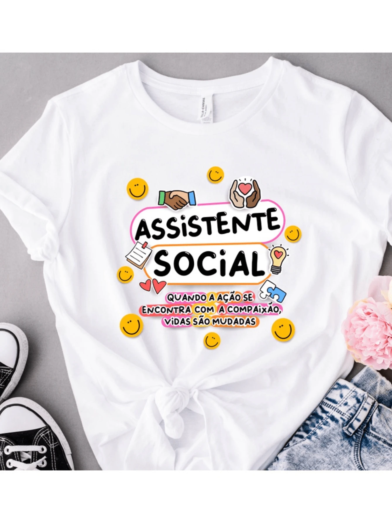 Baby Look Social Worker - trắng - Xem 1