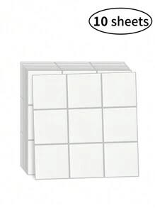 2 张/10 张方格网格即剥即贴瓷砖马赛克瓷砖适用于厨房浴室客厅后挡板、贴纸、墙贴花、乙烯基贴花用于家庭装饰、春季装饰品让您的家焕然一新、节日装饰贴纸礼物生日毕业 - 彩色 - 查看 18