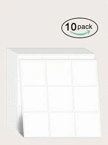 2 张/10 张方格网格即剥即贴瓷砖马赛克瓷砖适用于厨房浴室客厅后挡板、贴纸、墙贴花、乙烯基贴花用于家庭装饰、春季装饰品让您的家焕然一新、节日装饰贴纸礼物生日毕业 - 彩色 - 查看 17