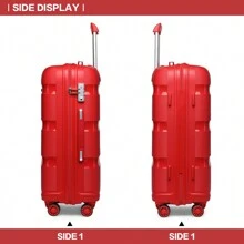 Lightweight Hard Shell Luggage Set – 20/24/28 Inch Cabin Carry On & Large Check In Suitcase With Spinner Wheels & TSA Lock – Travel Trolley For Holiday, Business Trip, Weekend Getaway