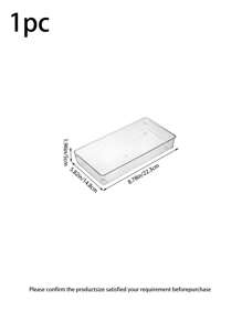 7pcs/11pcs/18pcs Set, Transparent Storage Organizer Box, 4 Different Size Trays, Multi-Purpose, For Storing Cosmetics, Small Tools, Tableware, Ideal For Vanity Table, Kitchen, Office Drawers Back To School - Clear - View 17