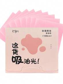 1 Packung mit 100 mattierenden ölabsorbierenden Papieren mit Spiegel und Puderquaste, ölkontrollierend, erfrischend und tragbar, können überschüssiges Öl im Gesicht aufnehmen, geeignet für Männer, Frauen, Anfänger, Hautpflegeprodukte, Blätterpapier, Schönheit, Hautpflege, Spa, Selbstpflege, Hautpflegewerkzeuge, Gesichtspflege, Ästhetikerbedarf, Haut, Gesichtsreinigung, Gesichtsbehandlung