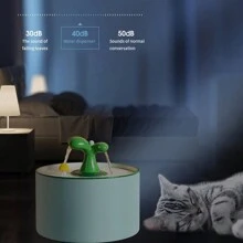 Ceramic Cat Water Dispenser, 1.5L Dog Water Dispenser, Automatic Pet Water Container, Cat Water Dispenser With Automatic Filter