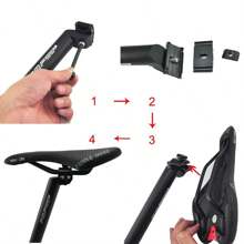 Poste De Asiento Mtb Para Bicicleta Con Broche - Negro 25.4mm - Ver 3