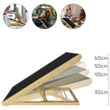 YUENFONG Rampe pour Chien Escalier pour Chien Voiture Pliable de 100 cm de Long pour Chats Grands et Petits Chiens, réglable en Hauteur, antidérapant jusqu'à 100 kg, Plate-Forme d'atterrissage parfaitement connectée