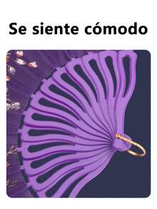 PAQUETE DE 12 ABANICOS DISEÑOS SUPER BONITOS - Multicolor - Ver 5