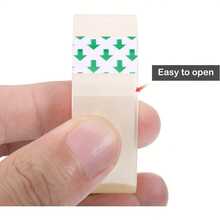 6 piezas/10 piezas Paquete de cinta adhesiva transparente pequeña para útiles escolares, manualidades y oficina, 18mm de ancho - Multicolor - Ver 5