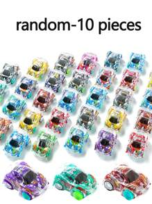 5 件/10 件/20 件/50 件迷你回力汽车玩具套装、玩具回力赛车、散装派对礼品宝盒、生日礼物、圣诞礼物、万圣节礼物（配件和玩具颜色随机发送，手工测量可能有轻微误差）、户外玩具、骑乘玩具、礼品袋填充玩具