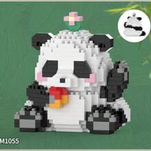 1 Set DIY Cute Panda Series, Multiple Building Methods In 1 Box, Leisure Building Block Toy, Panda Theme Puzzle Building Blocks, Creativity Toy, Ideal For Holiday, New Year, Spring Festival Interesting Pet Building Blocks, Fun Small Building Challenge, Cultivate Hands-On And Brain Skills, Building Block Set, DIY Creative Home Decor Toy, Adult Building Block Set Gift, Perfect For Holiday, Birthday, Christmas Gifts