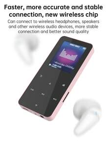 1pc Portable MP3/4 Player, 4GB Storage, 1.8 Inch Screen - Silver - View 7