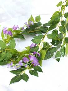 1/3/5 pièces Plante verte artificielle vigne guirlande, décoration de mariage fond, matériel de décoration maison salon chambre à coucher, fournitures pour restaurant anniversaire fête événement