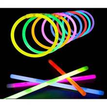 Kit c/ 50 ou 100 un Pulseira Neon Adereços Balada Fluorescente Festa Led