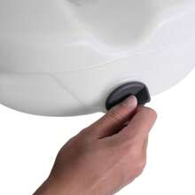 Lonabr 4.5" Raised Toilet Seat Riser W/ Arms For Elderly Handicap Bathroom - White - View 10