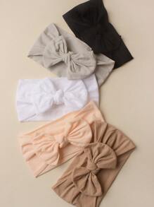 5 peças de decoração de laço de bebê faixa de cabelo amor dia dos namorados - Multicolorido - Ver 4