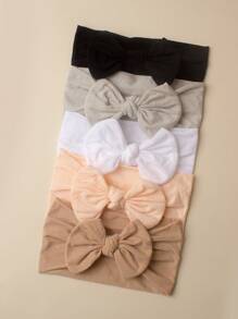 5 peças de decoração de laço de bebê faixa de cabelo amor dia dos namorados - Multicolorido - Ver 6