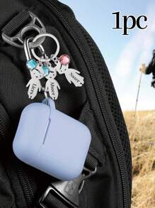 1pc Personalized Birthstone Custom Keychain With Name, Stainless Steel Personalized Keychain For Men Women With 1-5 Charms Custom Family Keyring Gift For Mother, Customized Name Keychain, Birthday Gift Cute, Adorable, Contracted, Funny, Kawaii, Stylish, Fall Fashion, Casual, Cuties Custom, Personalized, Unique, Customized Ideal Gifts For Him Family,For Office,For School,For Classroom,For Teacher Gifts,For University,For Colleague,For Dorm Rooms