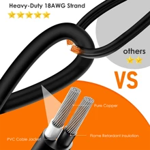 OYAJIA LED Outdoor String Lights, 98FT Festoon Lights Mains Powered E27 Garden String Lights With 30 1W E27 Plastic Bulbs, IP65 Waterproof Commercial Festoon Lighting Outside, 2700K Warm White - Warm White - View 11